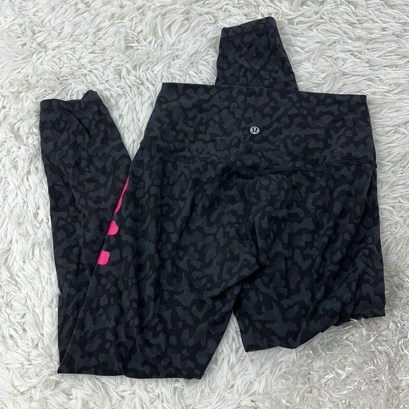 Lululemon Align Pant II 25" Formation Camo Deep Coal Multi / Black - Picture 6 of 6